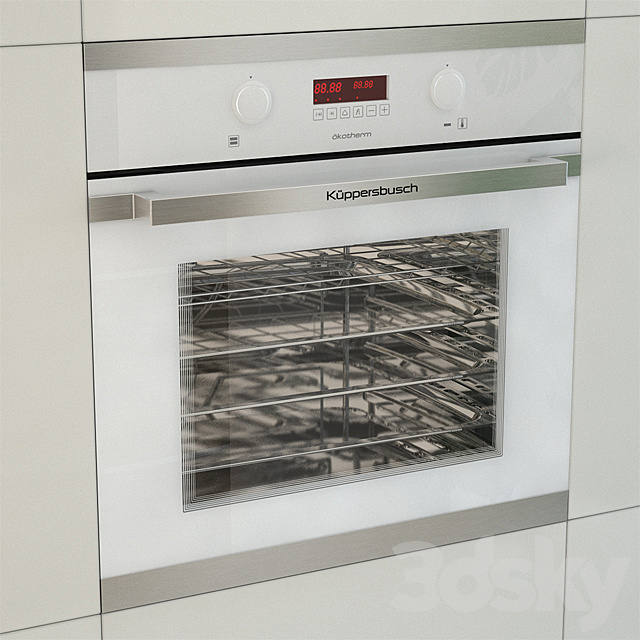 Oven Kuppersbusch EEB 6360 3DS Max Model - thumbnail 3