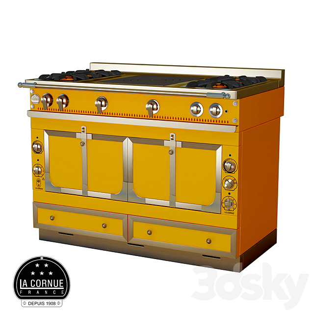 Oven La Cornue 120 sm 3DSMax File - thumbnail 1