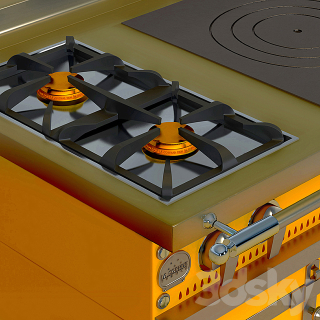 Oven La Cornue 120 sm 3DSMax File - thumbnail 2