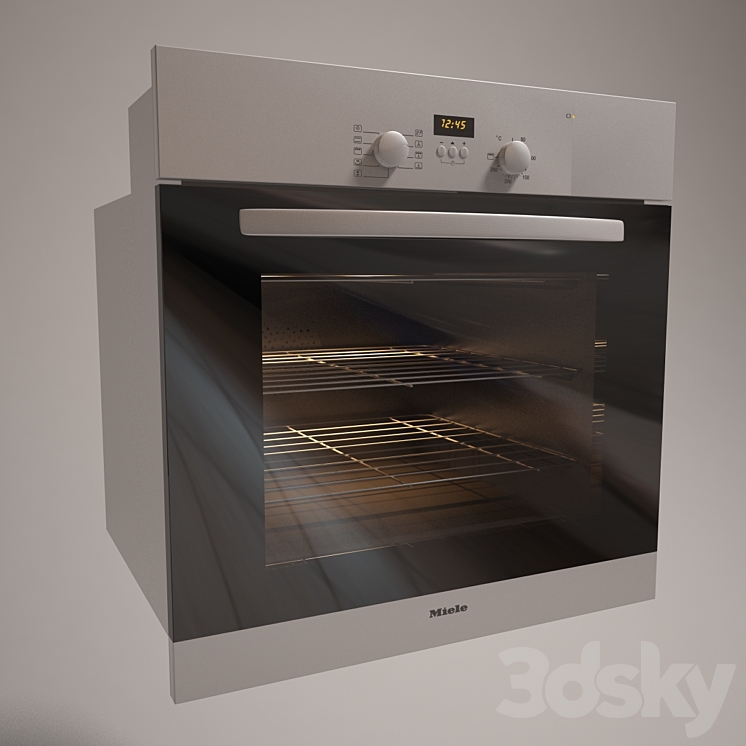 Oven Miele H 4112 B ED 3DS Max - thumbnail 1