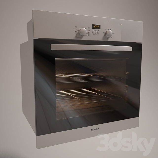 Oven Miele H 4112 B ED 3DSMax File - thumbnail 1