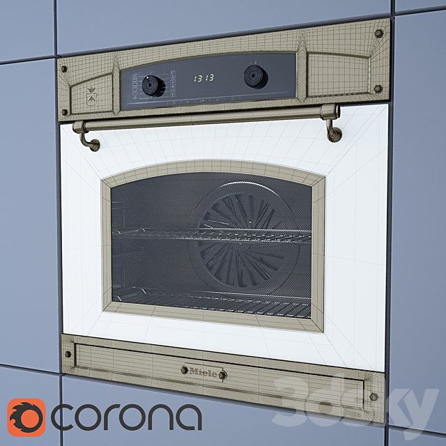 Oven Restart EFE601 3DSMax File - thumbnail 2