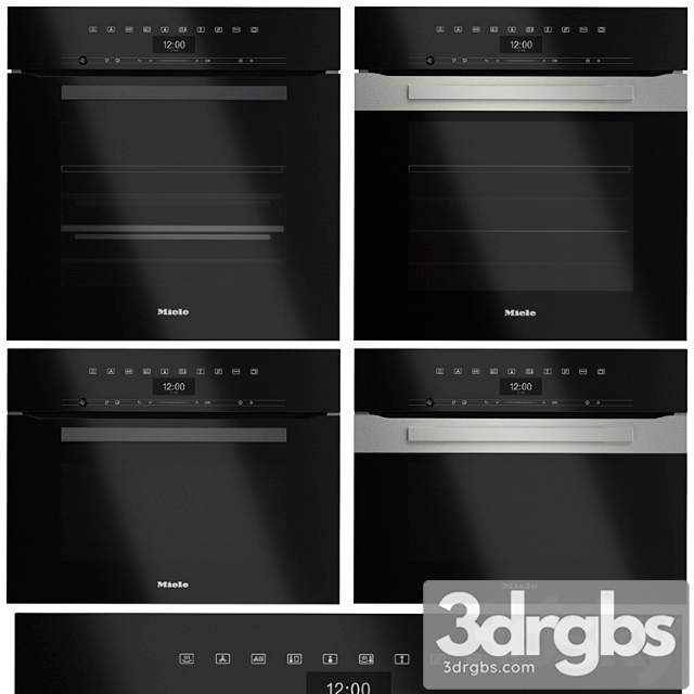 Oven set miele 2 2 3dsmax Download - thumbnail 1