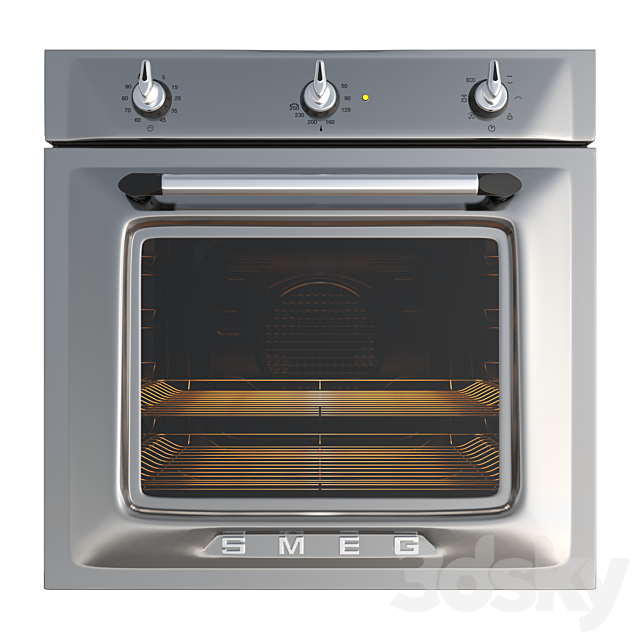 Oven Smeg SF6903X 3DSMax File - thumbnail 1