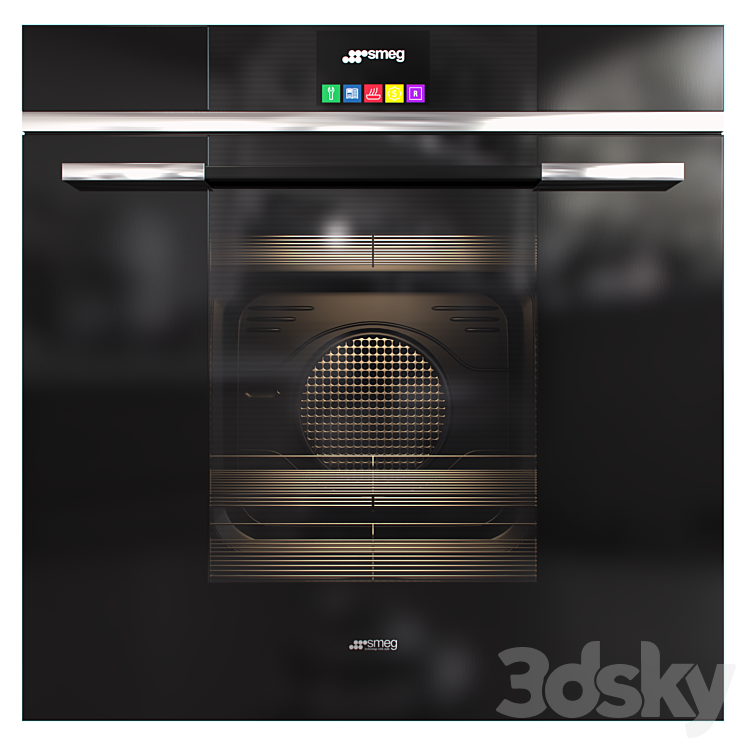 Oven Smeg SFP140N 3DS Max - thumbnail 1