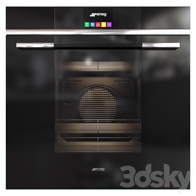 Oven Smeg SFP140N 3DSMax File - thumbnail 1