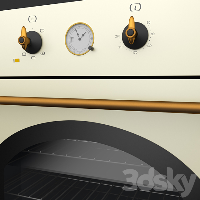 Oven Teka “Country” 3DS Max Model - thumbnail 2