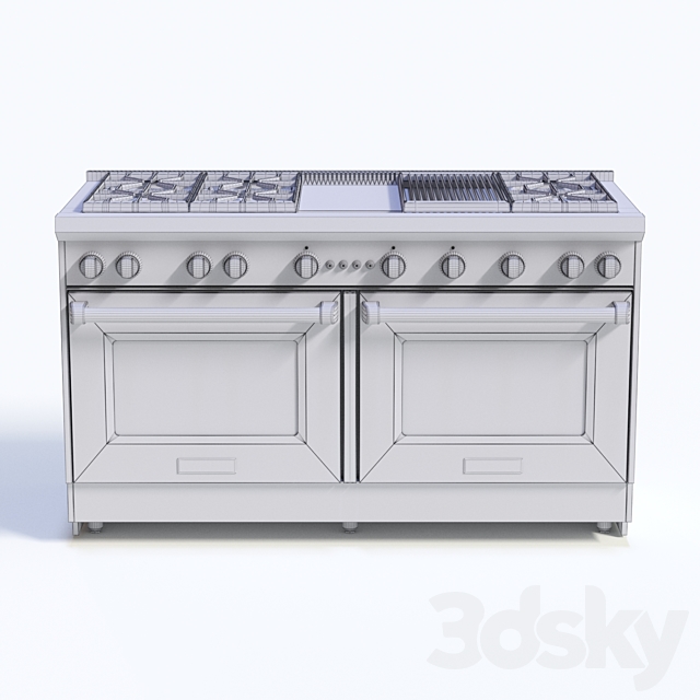 Oven Wolf GR606CG 3DSMax File - thumbnail 3