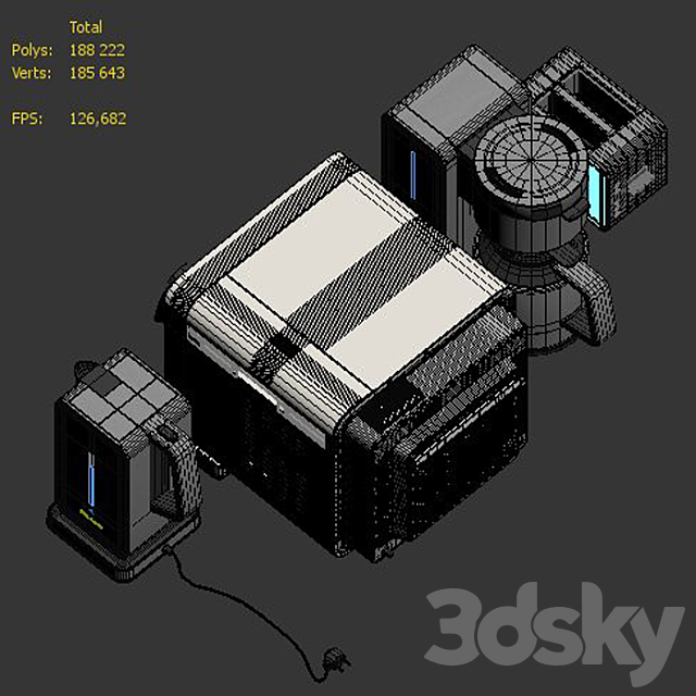 Panasonic kitchen set 3DSMax File - thumbnail 5