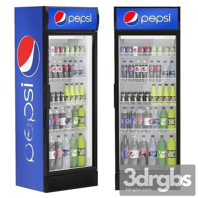 Pepsi Refrigerator 3dsmax Download - thumbnail 1