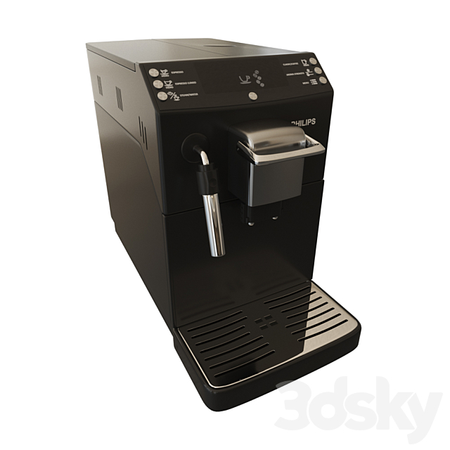 Philips Coffee Machine 3ds Max - thumbnail 1