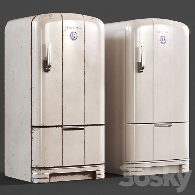 Prestcold Vintage Fridge 3DSMax File - thumbnail 1