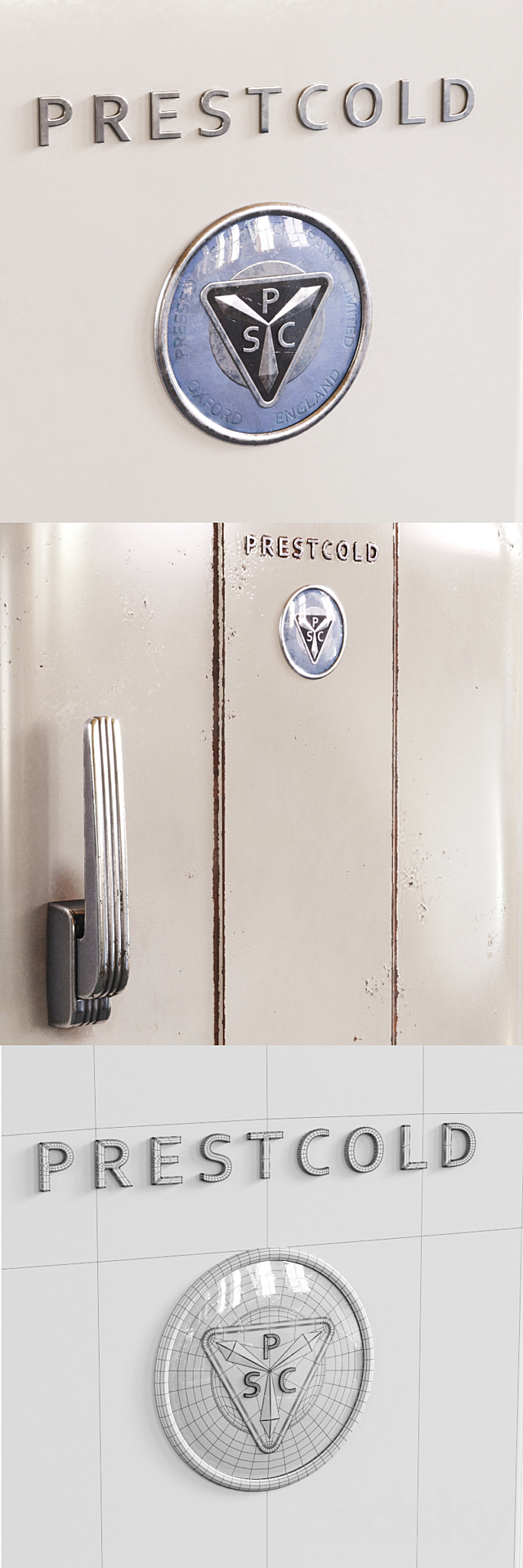 Prestcold Vintage Fridge 3DSMax File - thumbnail 2