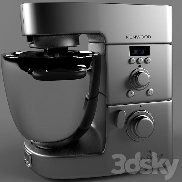 processor Kenwood KM080 3DS Max Model - thumbnail 2