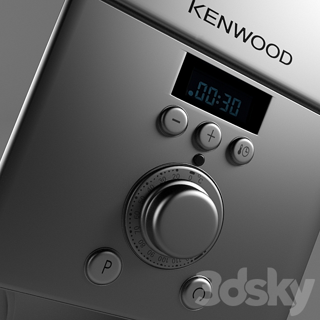 processor Kenwood KM080 3DS Max Model - thumbnail 3