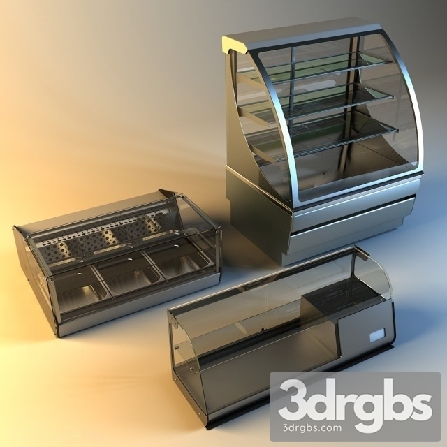 Refrigerated Showcases 3dsmax Download - thumbnail 1