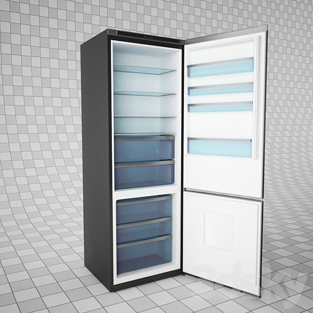 Refrigerator 3DS Max Model - thumbnail 2