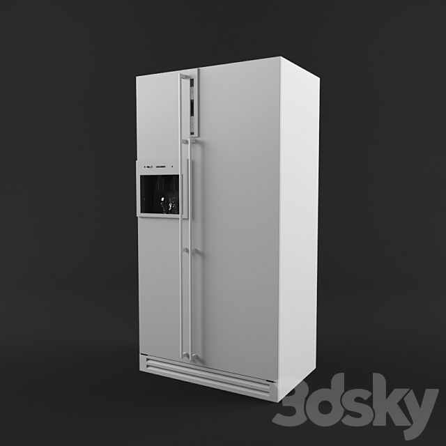 Refrigerator Gaggenau 3DS Max Model - thumbnail 2