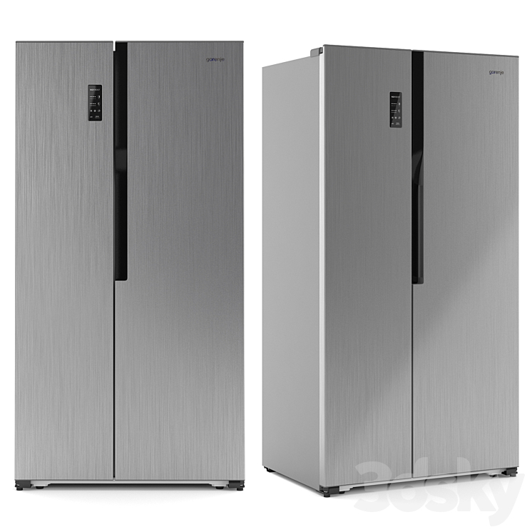 Refrigerator Gorenje NRS9181MX 3DS Max - thumbnail 1