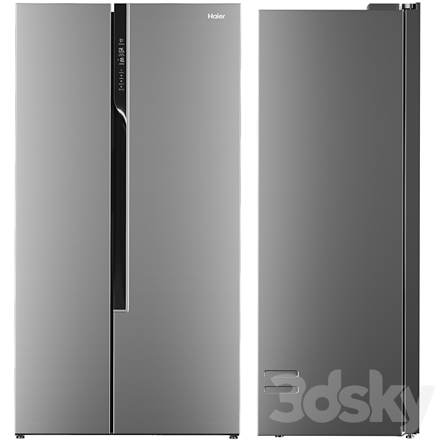 REFRIGERATOR HAIER HRF-535DM7RU 3DSMax File - thumbnail 1