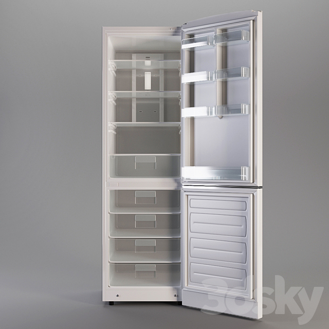 Refrigerator LG GA-B489SMQZ 3DSMax File - thumbnail 2