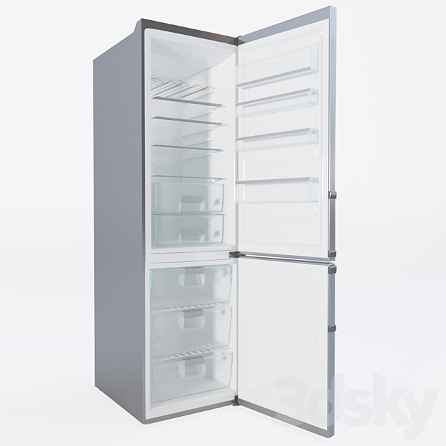 refrigerator LG GA-B489ZMKZ 3DSMax File - thumbnail 2