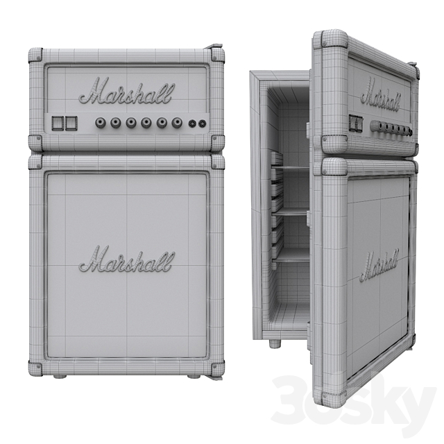 Refrigerator Marshall 3ds Max - thumbnail 3