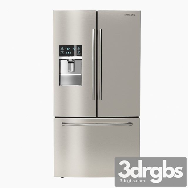 Refrigerator Samsung RF28HFEDBSG 3dsmax Download - thumbnail 1