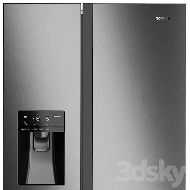 Refrigerator set Gorenje 3DSMax File - thumbnail 3