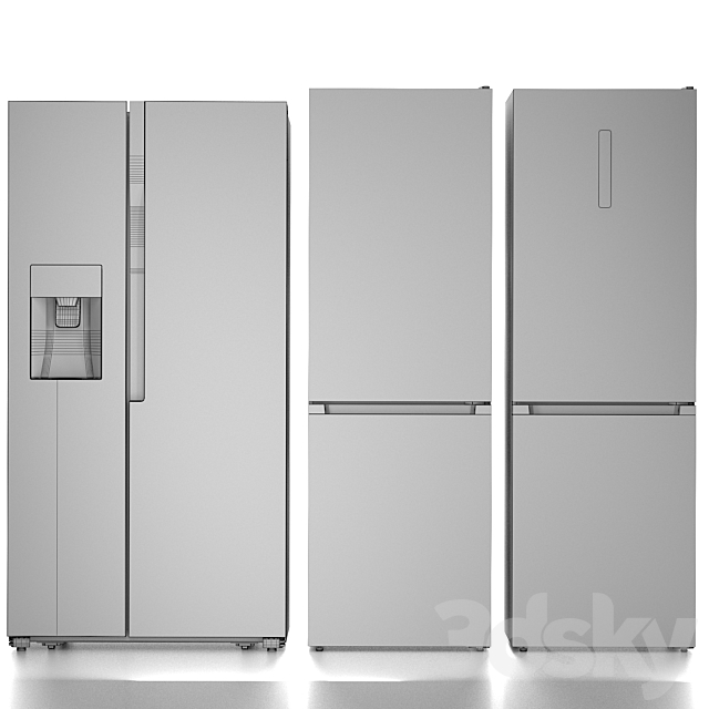 Refrigerator set Gorenje 3DSMax File - thumbnail 6