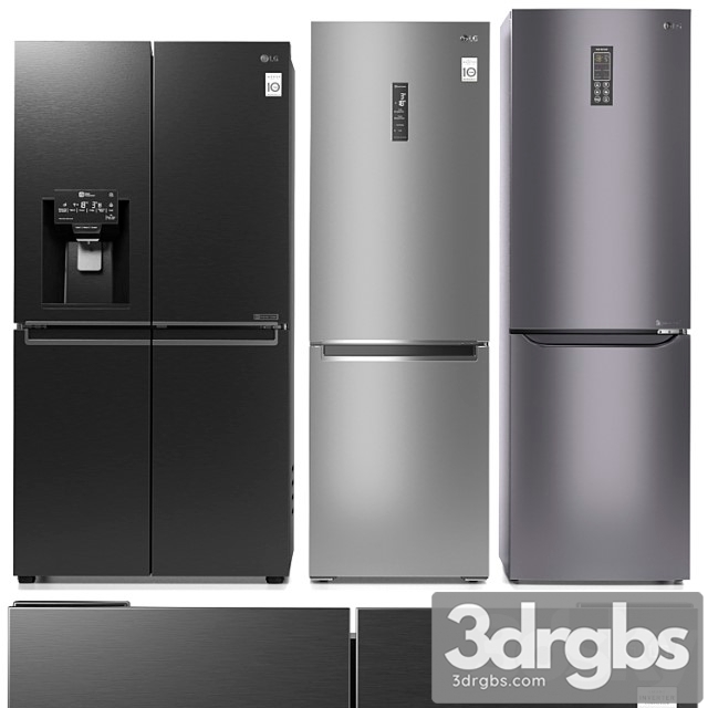 Refrigerator set lg 4 - thumbnail 1