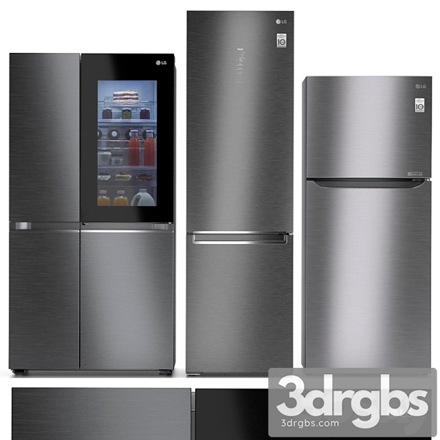 Refrigerator set lg 8 - thumbnail 1