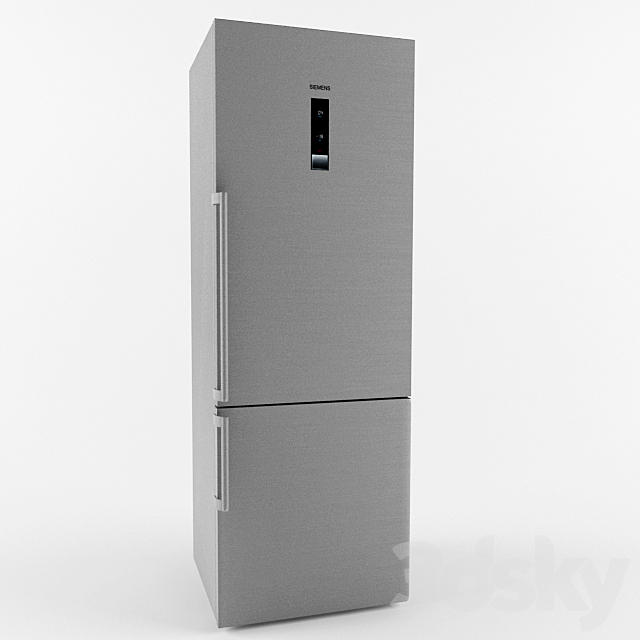 Refrigerator Siemens KG 49NAI22R 3DS Max Model - thumbnail 1