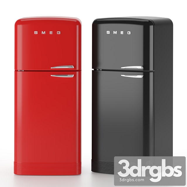 Refrigerator Smeg FAB 50 LCRB 3dsmax Download - thumbnail 1