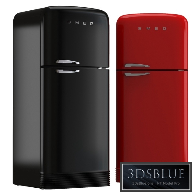 Refrigerator two-chamber SMEG 3DS Max - thumbnail 3