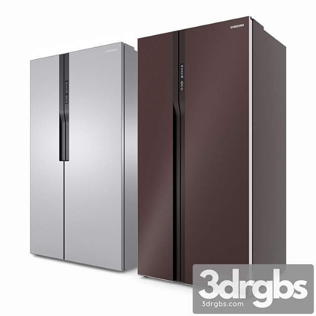 Refrigerators Samsung Side By Side 3dsmax Download - thumbnail 1