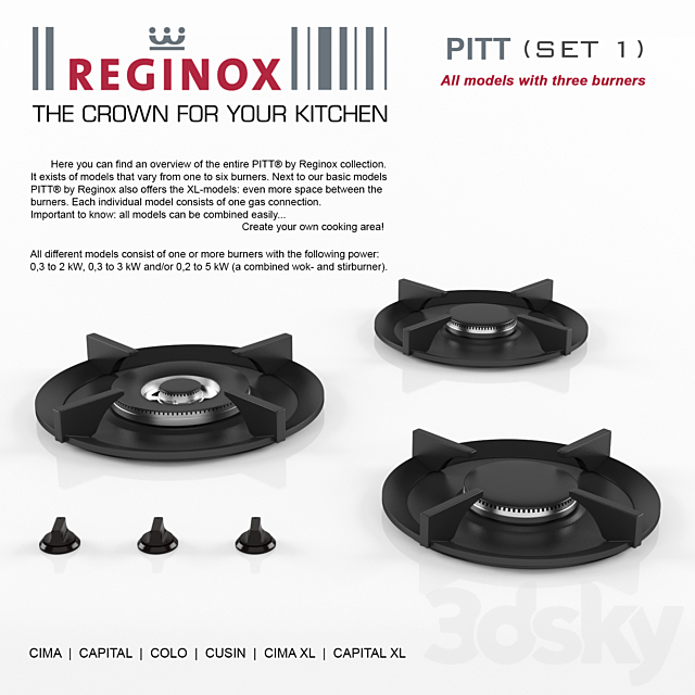 Reginox PITT SET 1 3DSMax File - thumbnail 1