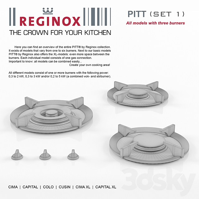 Reginox PITT SET 1 3DSMax File - thumbnail 3