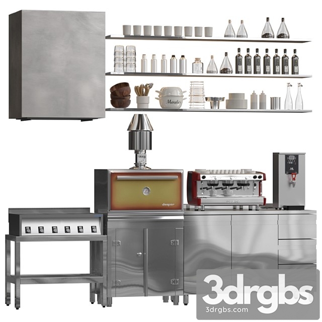 Restaurant Technology Zone Kit v2 3dsmax Download - thumbnail 1