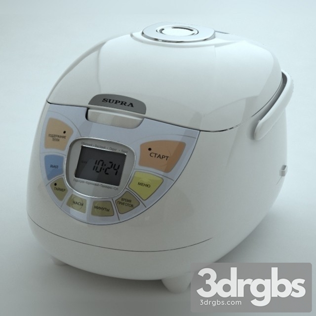 Rice Cooker Supra Multiboiler 3dsmax Download - thumbnail 1