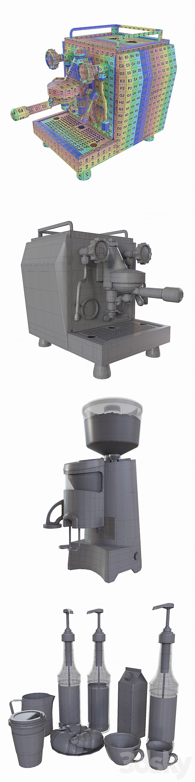 Rocket Professional Espresso Maker 3DSMax File - thumbnail 3