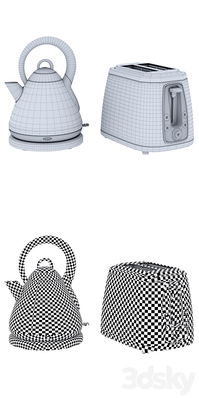 Russell Hobbs. cottage set 3DSMax File - thumbnail 2