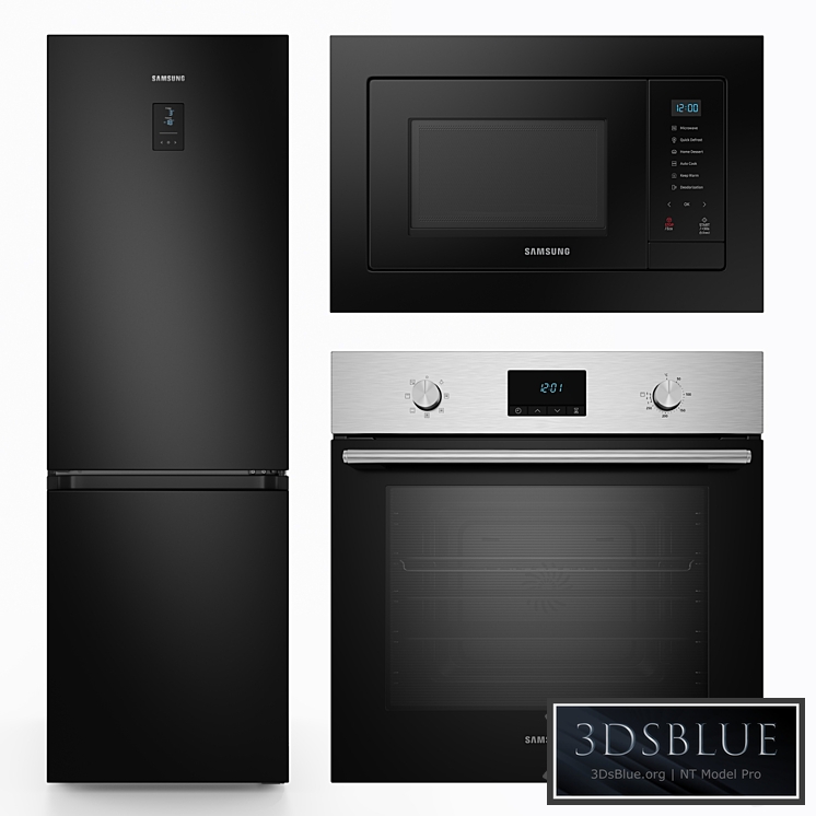 Samsung built-in kitchen appliances 3DS Max - thumbnail 3