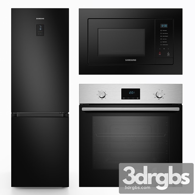 Samsung Built in Kitchen Appliances 3dsmax Download - thumbnail 1