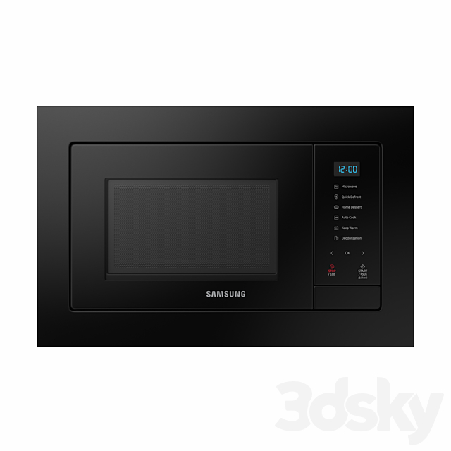 Samsung built-in kitchen appliances 3DSMax File - thumbnail 2