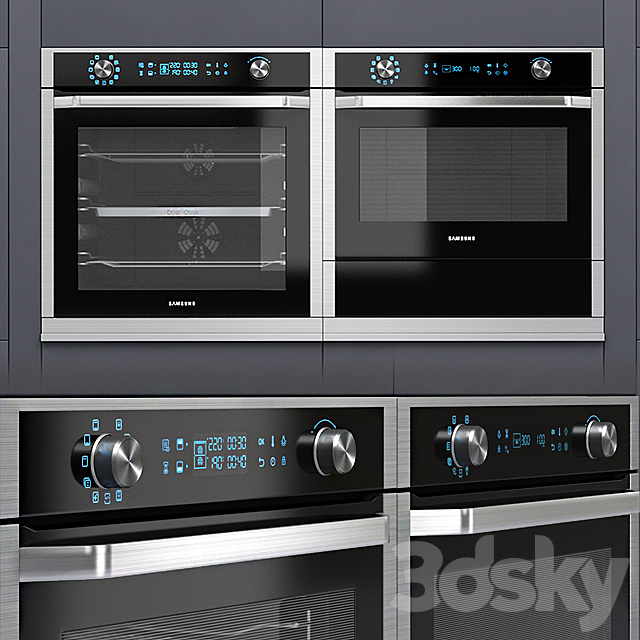 Samsung – electric oven and compact oven NV9900J NQ50J5530BS 3DS Max Model - thumbnail 2