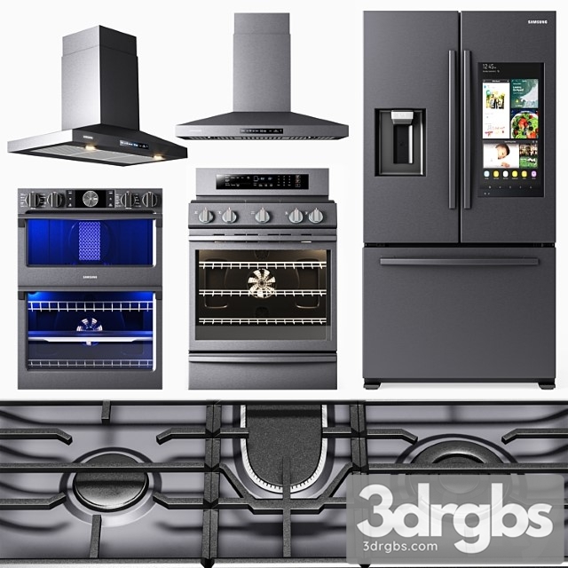 Samsung kitchen appliance 2 3dsmax Download - thumbnail 1