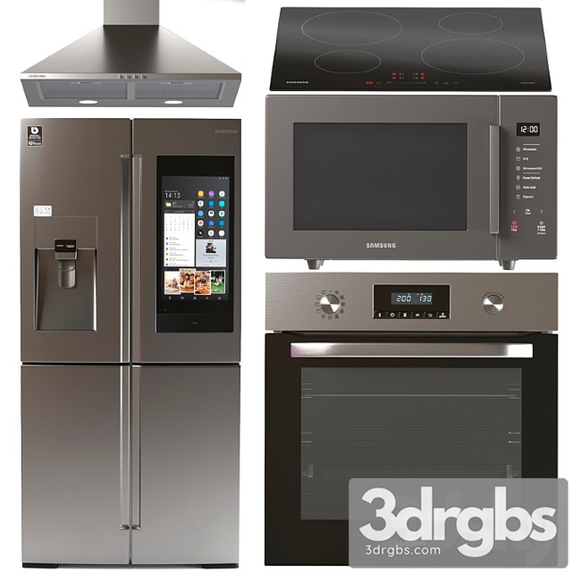 Samsung Kitchen Appliance Pack 3 3dsmax Download - thumbnail 1