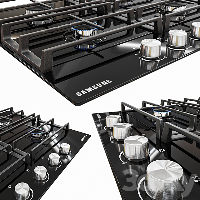 samsung kitchen appliances set 3DSMax File - thumbnail 4