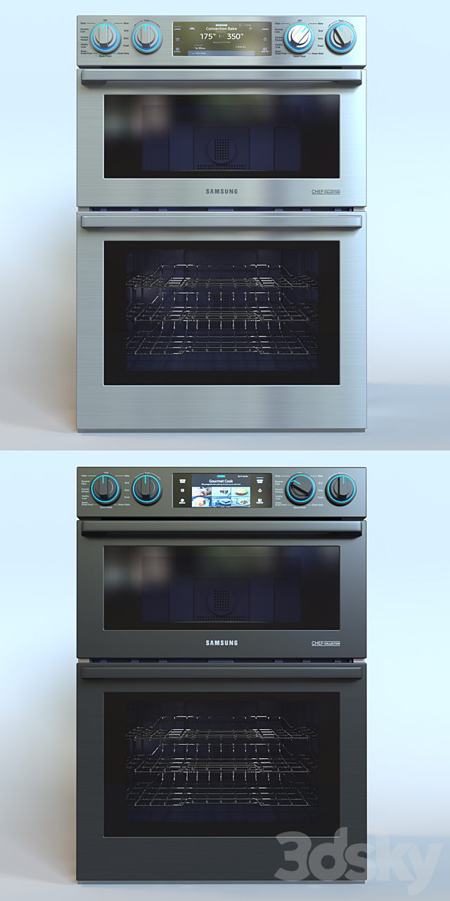 Samsung Microwave Combination Oven 3ds Max - thumbnail 2